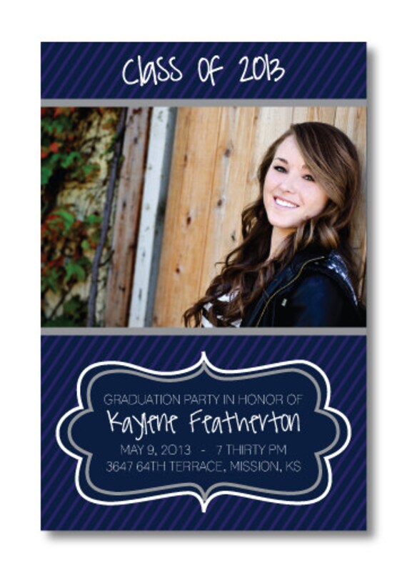 Items similar to Printable Graduation Announcement on Etsy