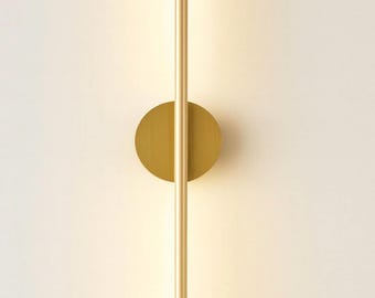 Modern Minimalist Wall Sconce, Luxury Interior Wall Lamp, Contemporary Lighting, Scandinavian Home Decor, Housewarming Gift