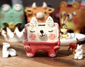 Cute animals,Lovely cartoon,Ceramic Planter,Succulent Planter,Succulent Pot,Cactus Planter Container,Children 39 s room Decoration gift -C10
