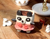 Cute animals,Lovely panda,Ceramic Planter,Succulent Planter,Succulent Pot,Cactus Planter Container,Children 39 s room Decoration gift -C6