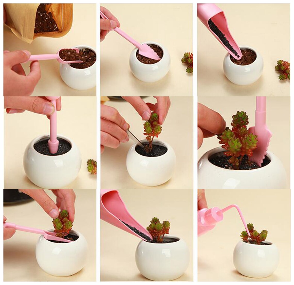 Set of 5 DIY Succulent Planting Tool KitSucculent Starter Etsy
