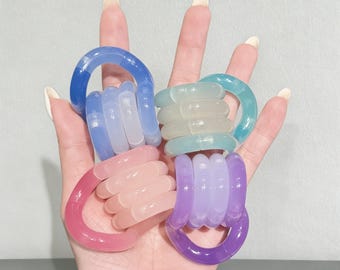 Wackelige Dehnbare Fidget Spielzeug Farbwechsel Sensorische Spielzeug Entspannendes Geschenk für Erwachsene