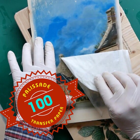 100 sheets of image transfer paper for using on wood canvas etsy