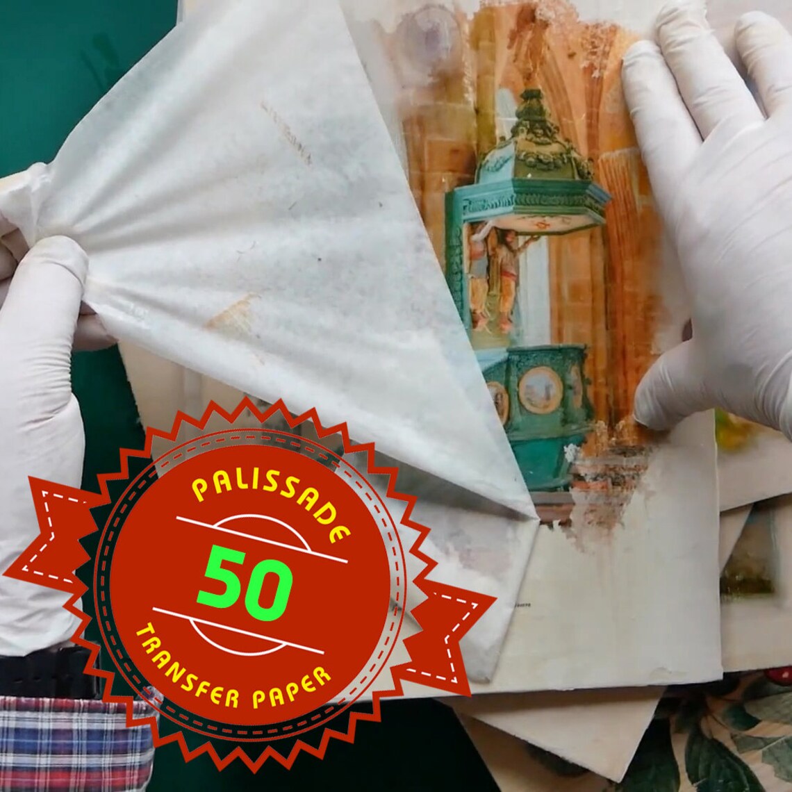 50 Sheets of Image transfer paper for using on wood canvas Etsy