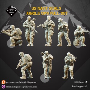 Navy Seal Figures - Etsy