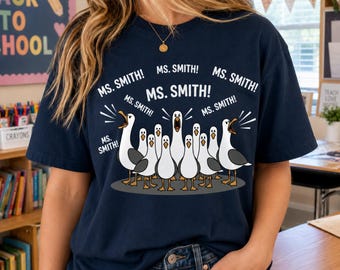 Personalized Teacher Shirt, Custom Teacher Name Shirt, Funny Teacher Gift, Back To School Tee
