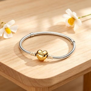 Gold pandora bracelet - Etsy 日本