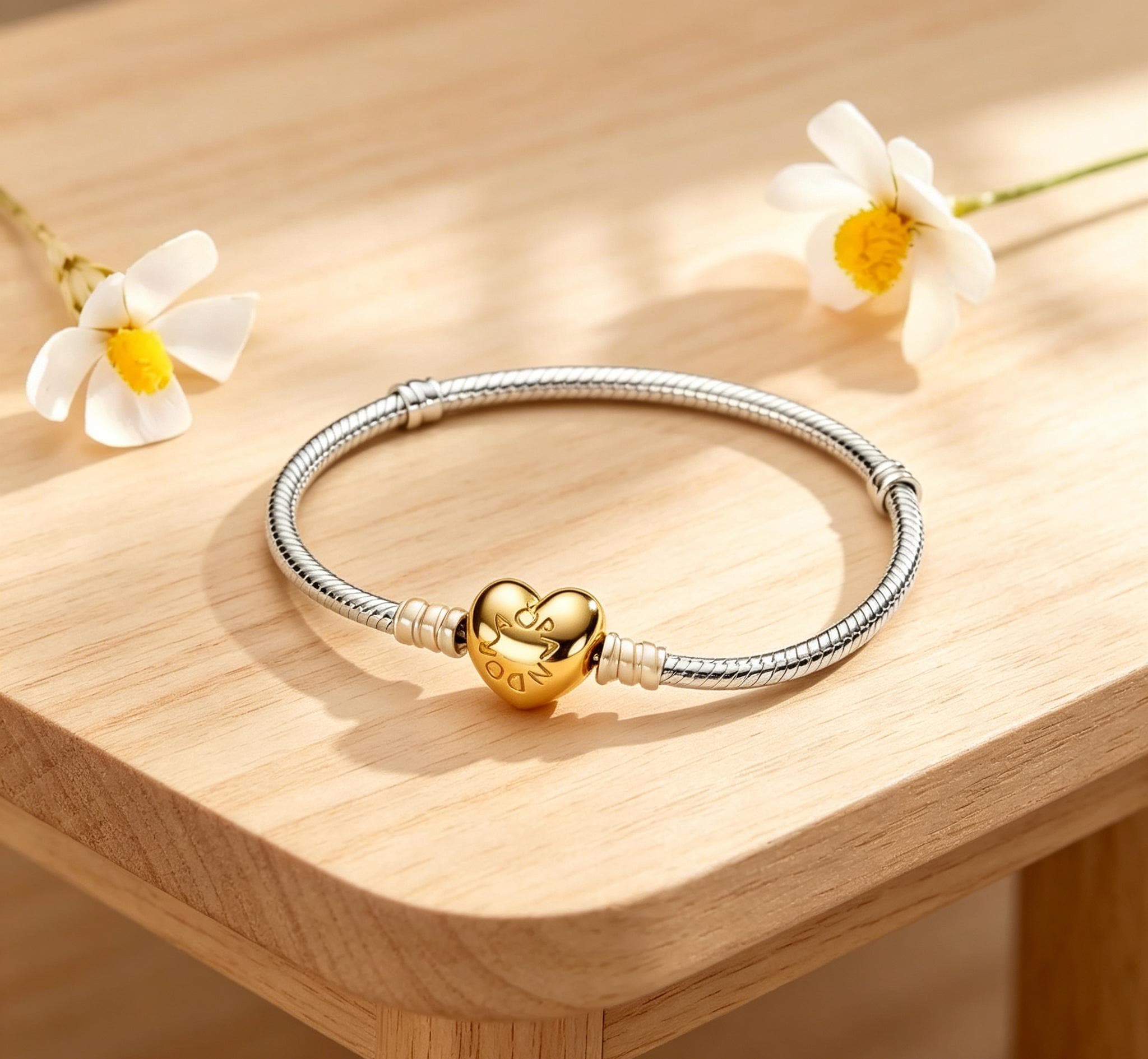 Gold pandora bracelet - Etsy 日本