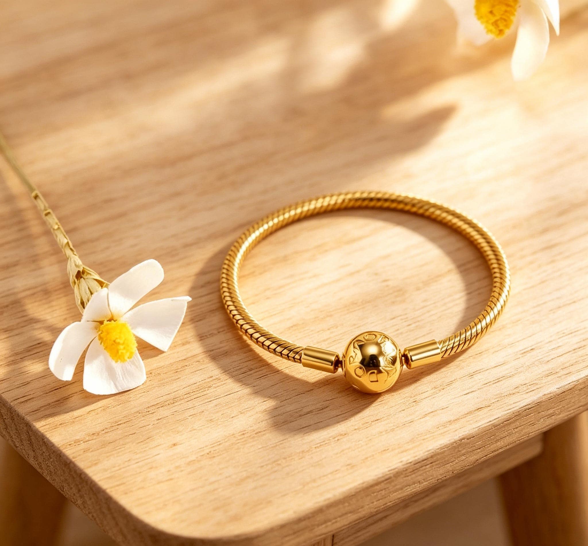 Pandora bracelet gold - Etsy 日本