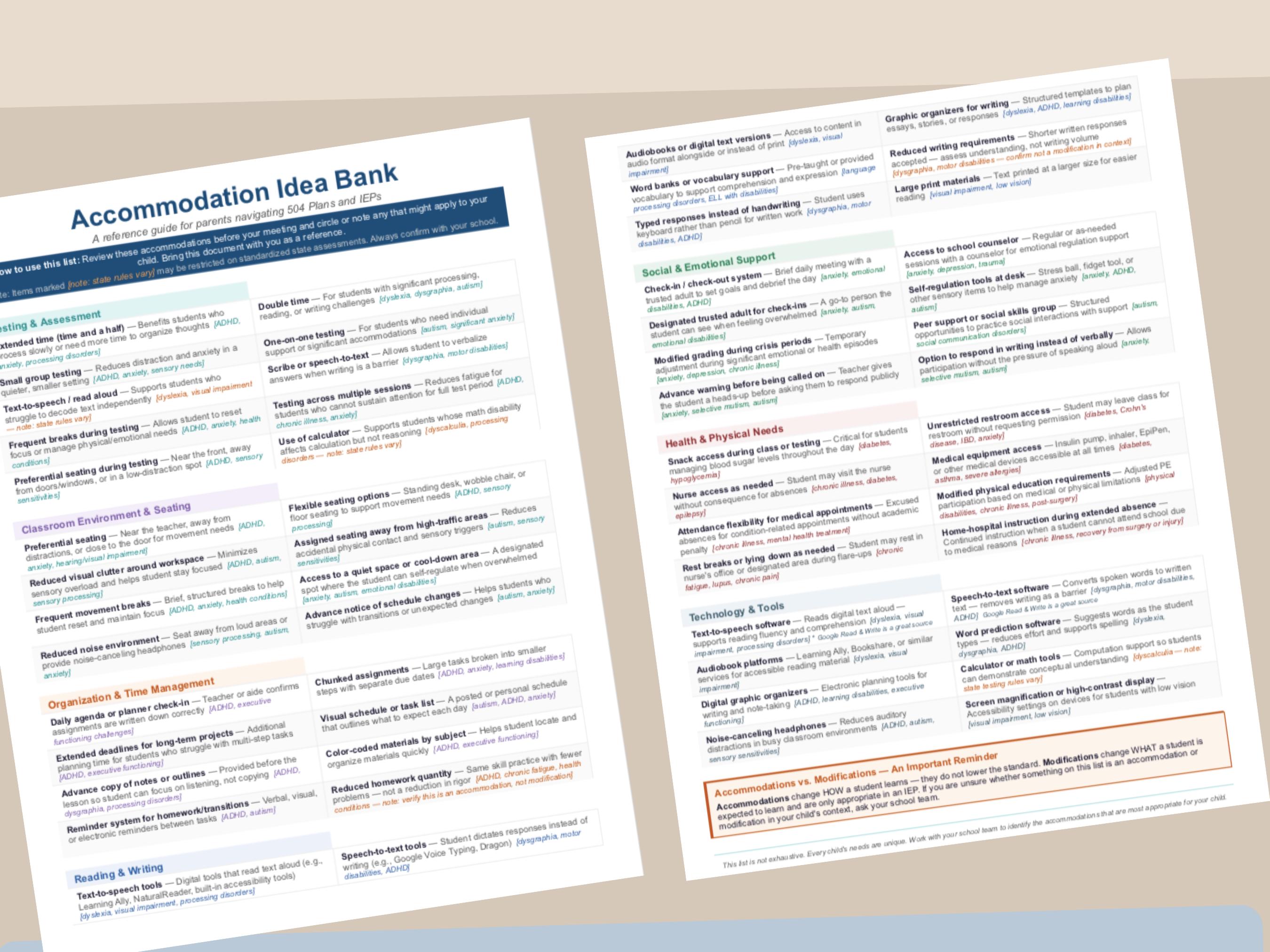 IEP Parent Binder Toolkit | Printable Special Education Meeting Prep ...