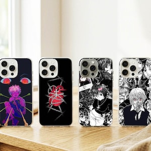 Scarlet Eyes, Chain User Rubber Clear Protective Case for iPhone and Samsung Models