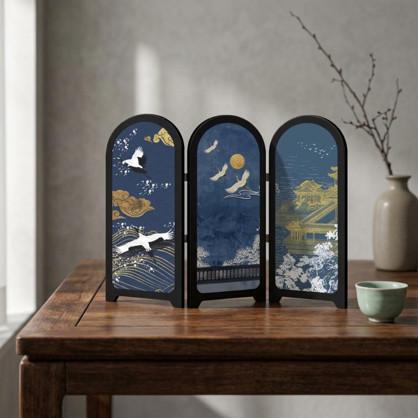 Chinoiserie Room Divider Folding Screen - Etsy