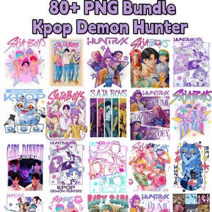 80+ PNG Kpop Demon Hunter Bundle, Sa-ja Boys Png, Cat And Bird Demon Hunter Png, Sa-ja Girls Band Png, Sa.ja Boys