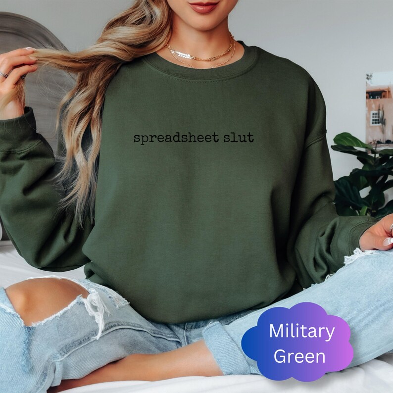 front-Sweatshirt-Military Green