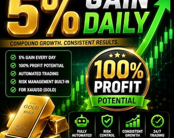 Dual-Core Recovery Scalper MT5 EA | XAUUSD Gold Trading Robot (Digital Download)