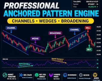 Narzędzie do analizy technicznej TradingView | Automatyczny skaner wzorców wykresów | Wskaźnik skryptu Pine