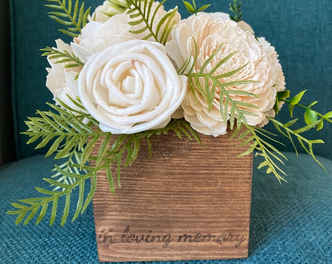 Funeral Flower Keepsake, Sympathy Gift, Funeral Gift, Flower