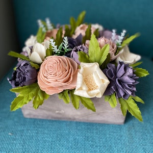 Sola Wood Flower Centerpiece, Wooden Flower Arrangement, Wood Flowers, Wood Table Decor, Floral Centerpiece,