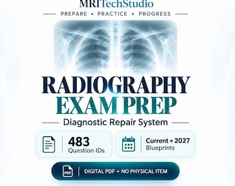 Préparation à l'examen de radiographie, guide d'étude pour technicien en radiologie, révision pour l'inscription au registre des radiologues, plans actuels et 2027