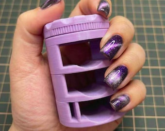 3D Printed Nail Art Magnet Tool, Cat Eye Gel Spinner, Professional Nail Tech Accessory