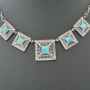 Amazing silver yemen design necklace