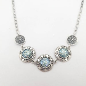 Amazing 925 silver yemen design      roman glass necklace,filigree yemen necklace,roman glass necklace,roman glass jewelry,israeli designer