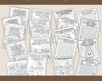 Illumination Station Coloring Pages For 5 Days Vbs Activities For Children