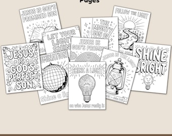 Vbs Illumination Station Coloring Pages For Sunday School Engagement