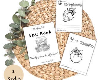 Unique Baby Shower Abc Book For Showers Featuring Farmers Market Ideas