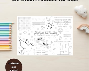 Holy Spirit Coloring Sheet For Kids Sunday School Craft Activities