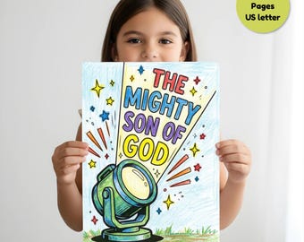 Vbs Illumination Station Coloring Pages To Inspire Young Minds At Church