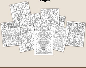 Vbs Illumination Station Coloring Pages And Christian Worksheets For Kids