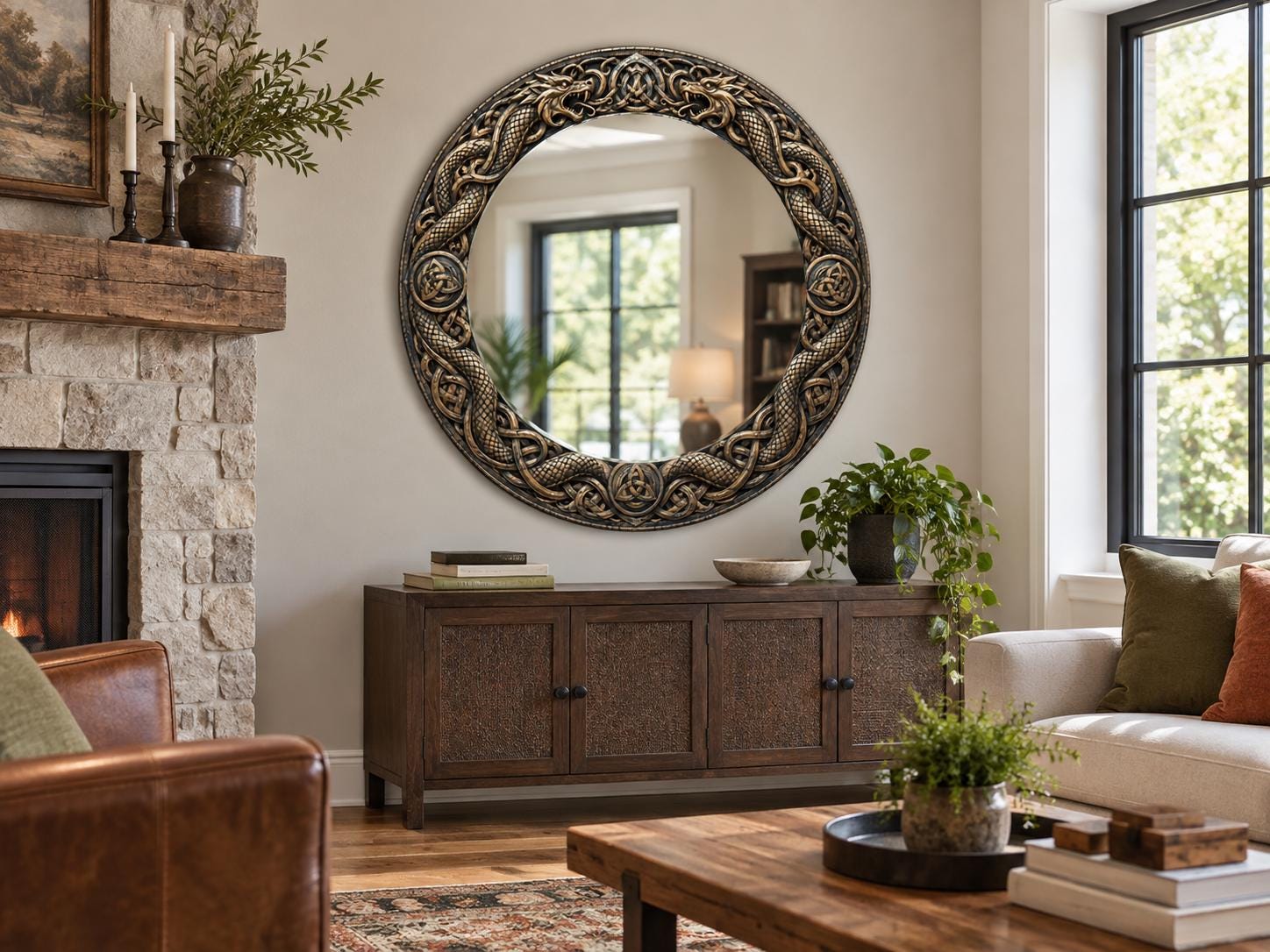 Nordic Mirror - Etsy