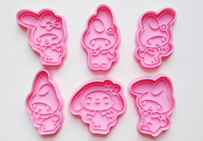 My Melody cookie cutters, set of 6 My Melody cookie cutters, set of 6