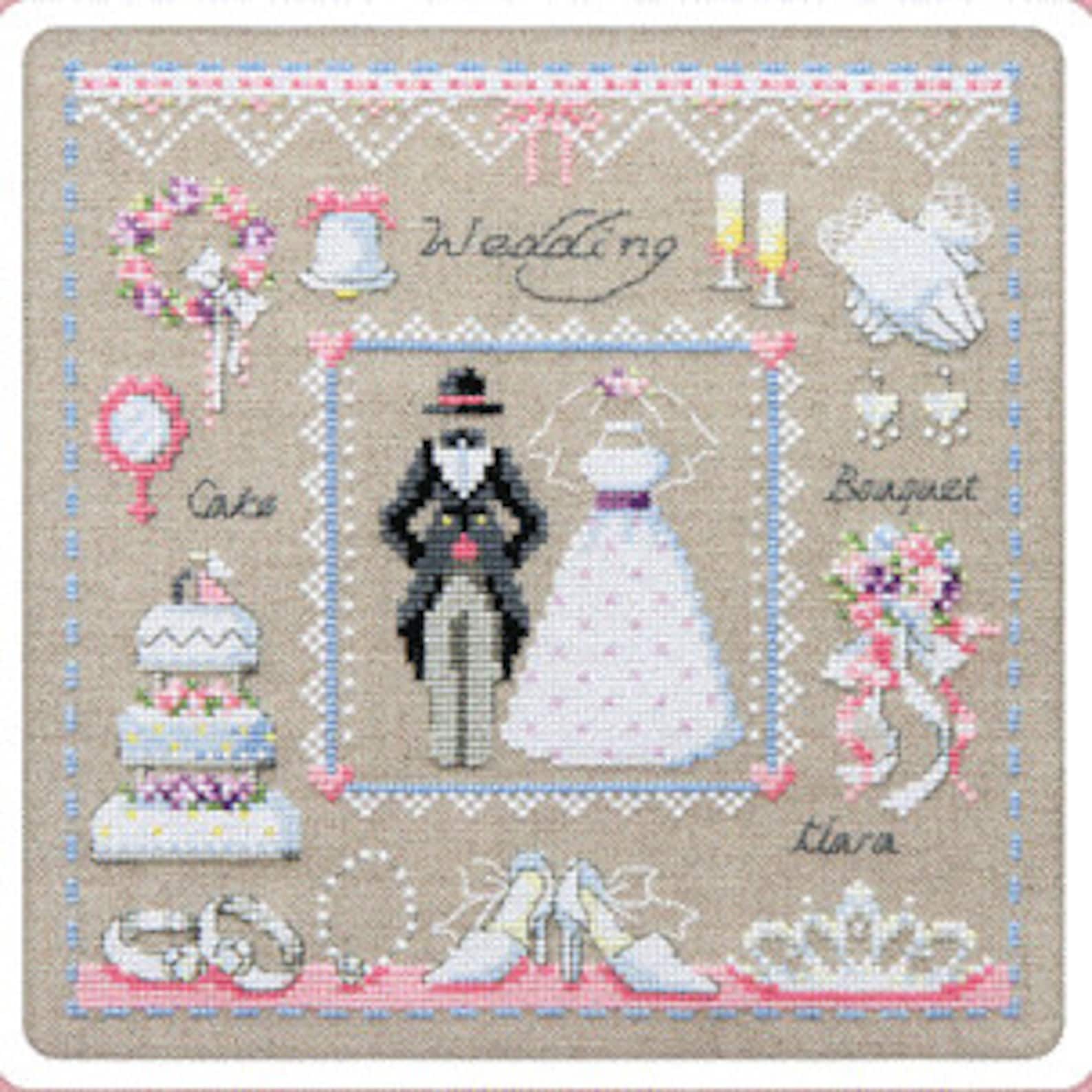 Vervaco Birth Record Teddy On Clouds Counted Cross Stitch Kit, Multi