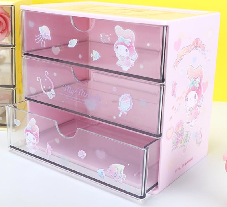 Sanrio x Miniso 3tier stationery organizer My Melody Etsy