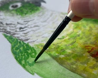 Custom parrot portraits - A4 Hand painted artwork