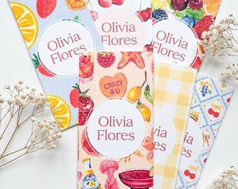 Money Holder / Diseño frutal / Cutting Template / Editable / Plantilla / Sobre para dinero /Canva