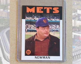 Seinfeld Newman 1986 Retro Style Baseball Card New York Parody Art ACEO