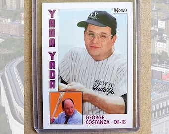 Seinfeld George Costanza 1984 Yada Yada Retro Style Baseball Card Parody Art ACEO