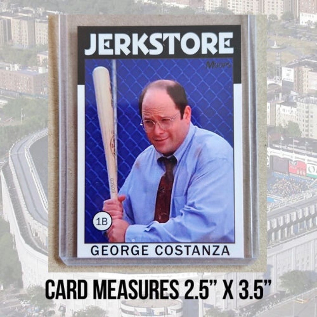 JERKSTORE Seinfeld George Costanza 1986 Retro Style Baseball Card