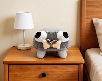 Pebble Plüschtiere, entzückender Kieselstein Plushie, Geschenke für Gamer, Schlafbegleiter Plüsch, Geburtstagsgeschenk für beste Freunde, Sammlerstück