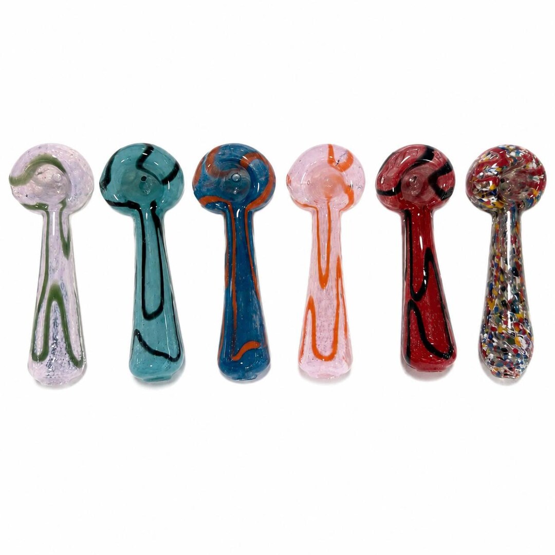 Assorted Colorful Glass Hand Pipes Tobacco Smoking Pipe Made With ...