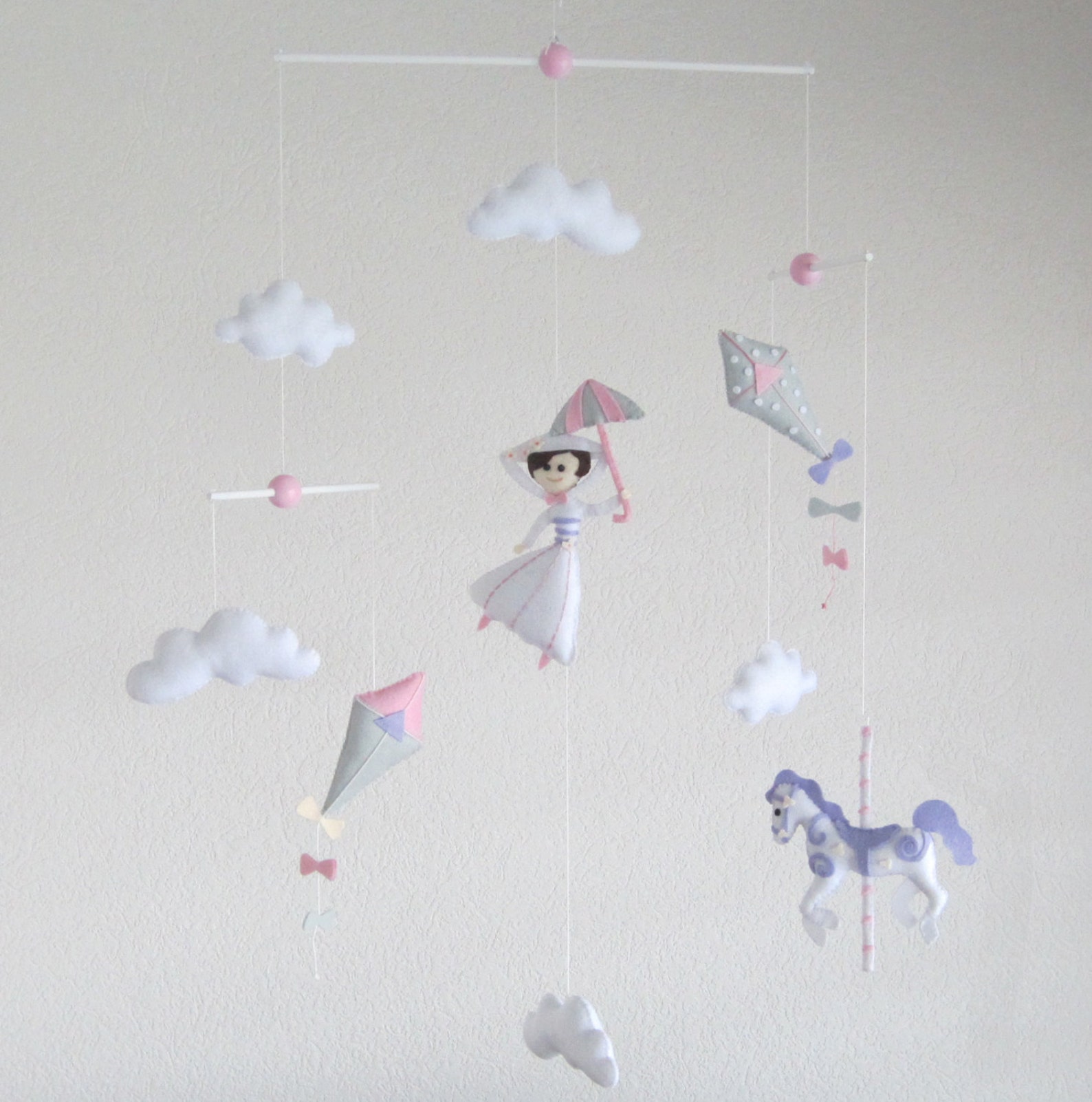 Mary Poppins Baby Nursery Mobile Etsy