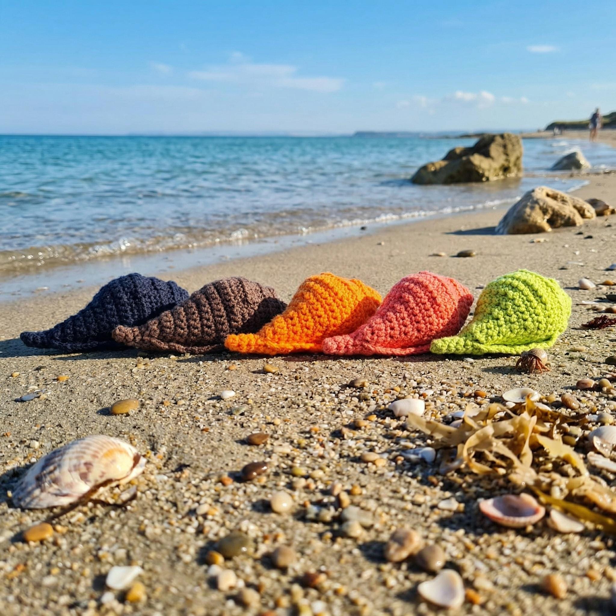Sea Songs Conch Shell Crochet Pattern Easy Nautical Decor Digital ...