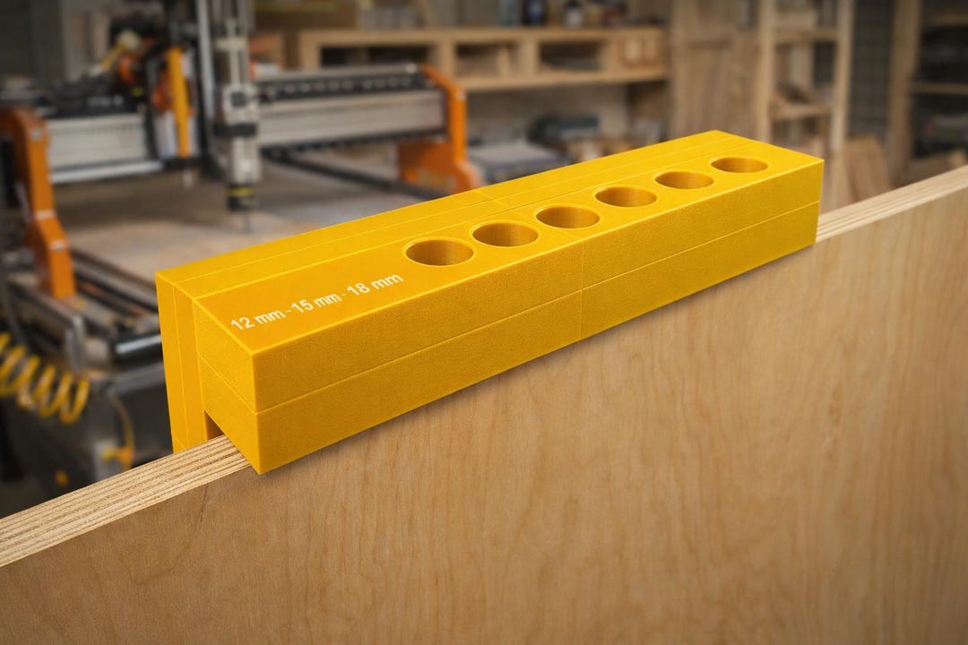 8mm Wood Drilling Jig – Doweling Guide for 12-18mm Panels (STL Download ...