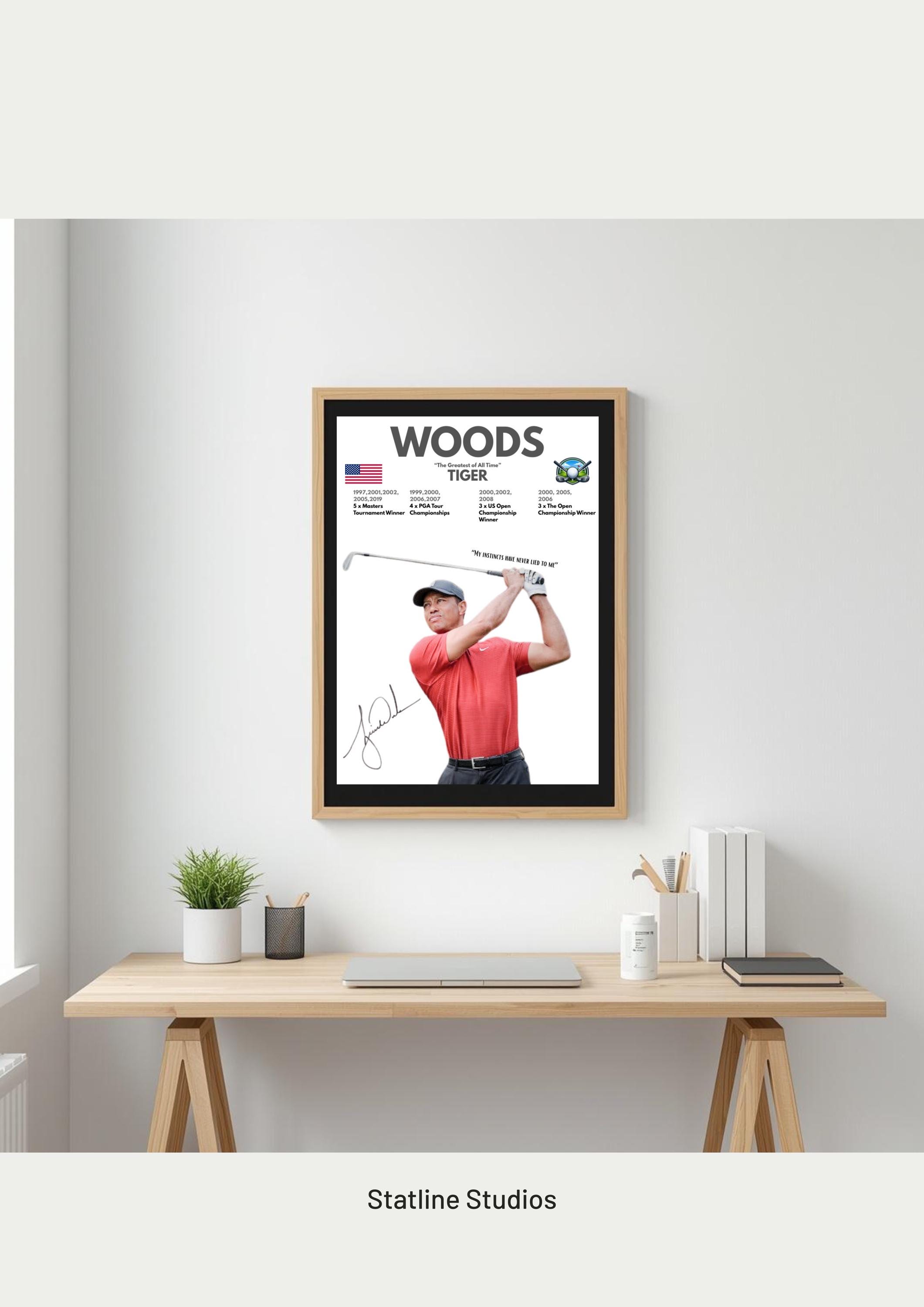 【希少】【美品】マスターズ2020　タイガー・ウッズ　ポスター（ポスターのみ） Tiger woods poster - Etsy 日本