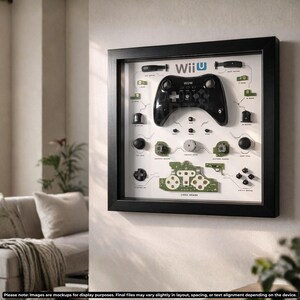 Wii U Pro Controller Teardown Kunstsjabloon (Digitale Download)