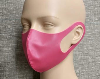 Fetish100% Latex Facemask Hood Costume Mask Party Wear Black Mouth HoodMask Reusable Dust Mask