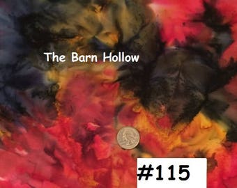 Batik fall colors fabric (#115) - 1/2 yard